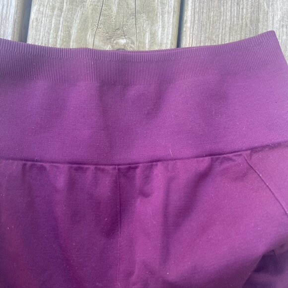 Fabletics maroon leggings seamless ruched high waist leggings Small - Picture 6 of 8